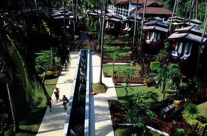 Thailand, gulf of Siam, island of Ko Samui, the Imperial Boat House Hotel