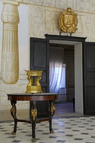 Italy, Tuscany, Elba Island, San Martino, the Villa Napoleonica bought by Napoleon 1st during his exile, the apartments of the villa of the Emperor, Egyptian lounge