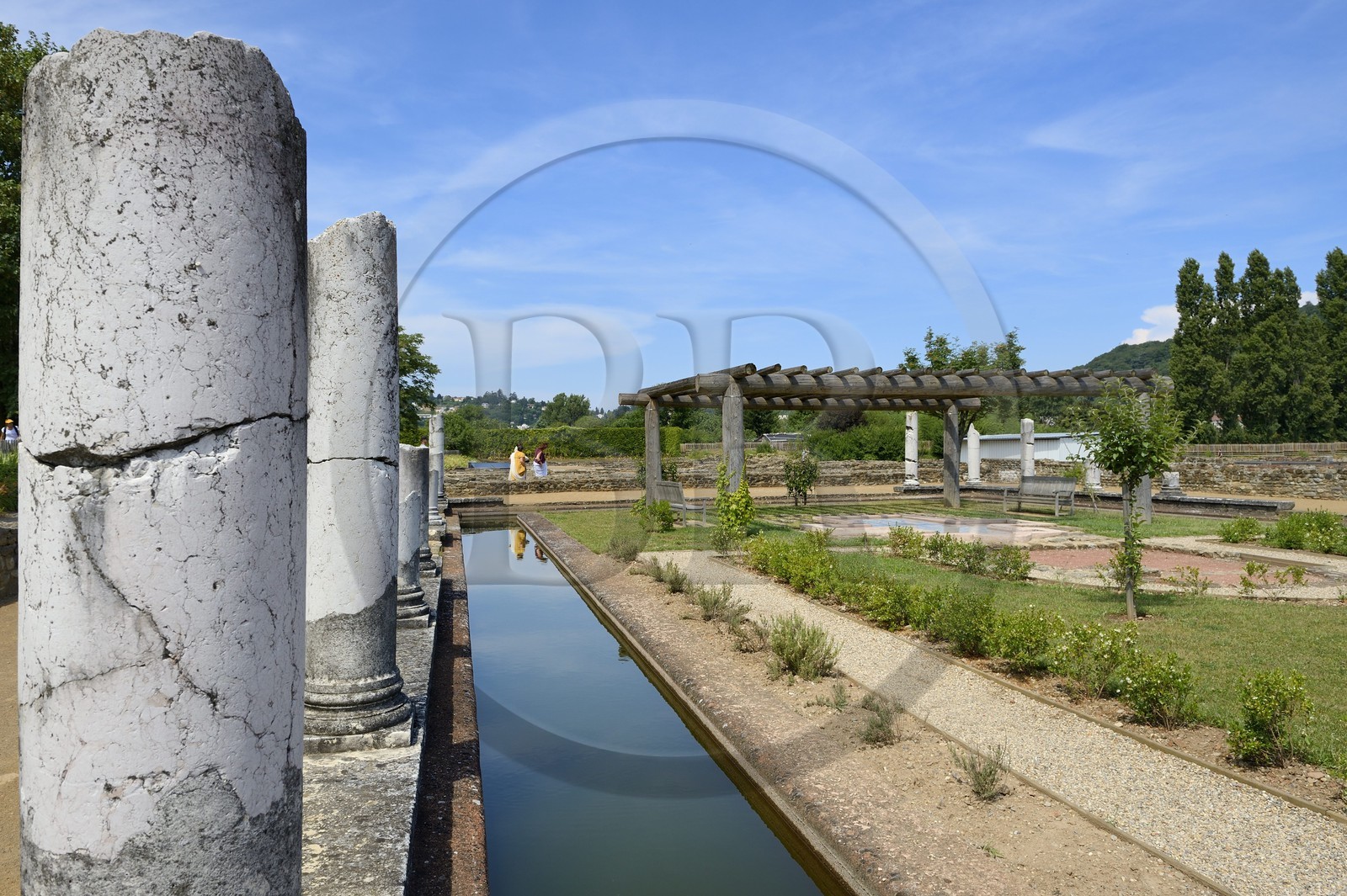 France, Rhône (69), Saint-Romain-en-Gal, le site archéologique du musée gallo-romain de Saint-Romain-en-Gal