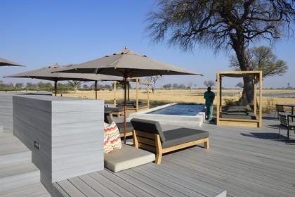 Zimbabwe, province de Matabeleland septentrional, parc national Hwange, Wilderness Safaris Linkwasha Camp