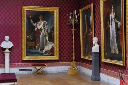 France, Yvelines (78), château de Versailles, classé Patrimoine Mondial de l'UNESCO, les salles de la Révolution, du Consulat et de l'Empire