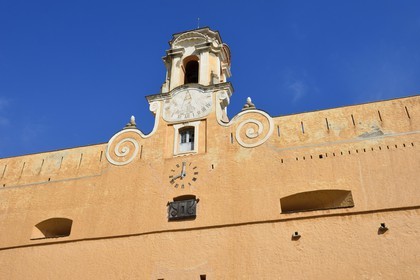 France, Haute Corse, Bastia, the Citadel district of Terra Nova, the palace of the Genoese governors that hosts the Musee d'Histoire de Bastia (Museum of Bastia History)