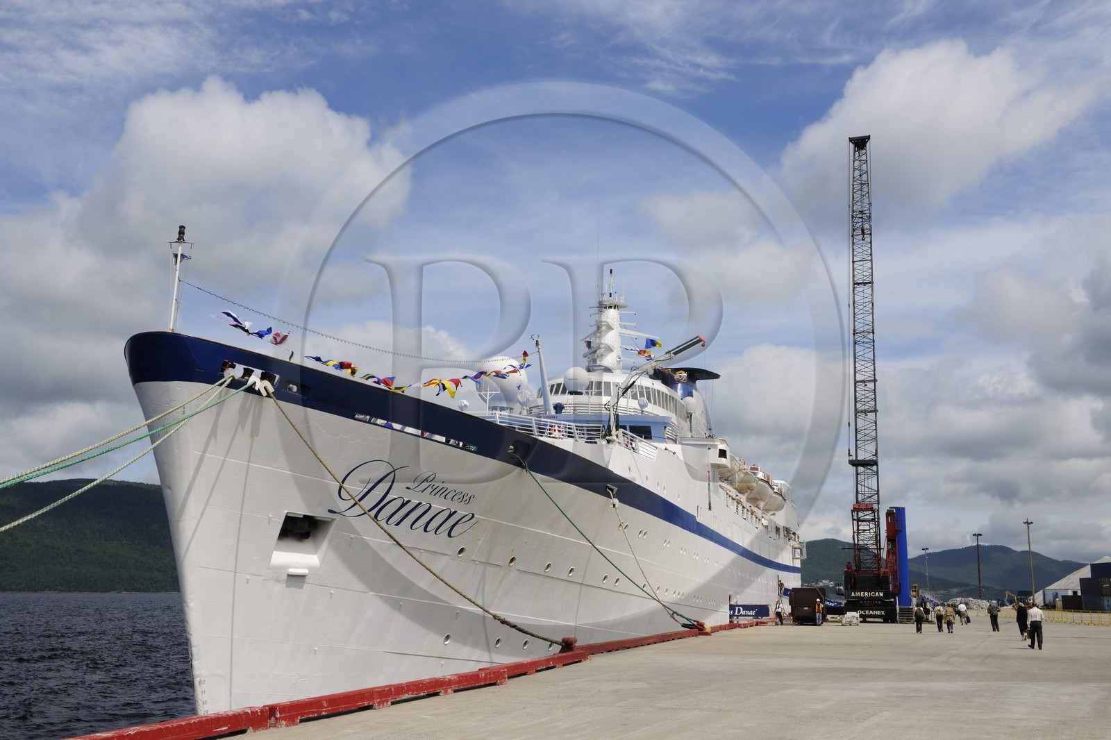 Canada, province de Terre-Neuve et Labrador, Ile de Terre-Neuve, Bay of Islands dans la région de Corner Brook, Le bateau de croisière Princess Danaé