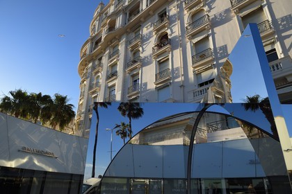 France, Alpes-Maritimes, Cannes, facade of the former Miramar palace