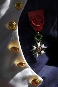 Italy, Tuscany, Elba Island, Portoferraio, the Legion of Honour of the actor who plays Napoleon 1st