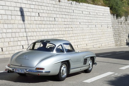 Principauté de Monaco, Monaco, quartier de La Condamine, voiture de collection Mercedes 300SL
