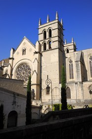 France, Hérault (34), Montpellier, centre historique, la cathédrale Saint Pierre