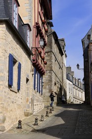 France, Finistère (29), Quimper, rue des Gentilhommes dans la vieille ville