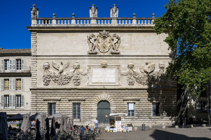 France, Vaucluse (84), Avignon, place du Palais, Hotel des Monnaies (XVIIe siècle)