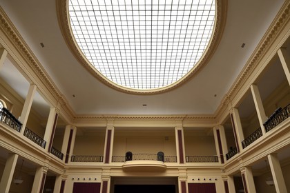 France, Alpes-Maritimes, Menton, the Palace of Europe built in 1909 by architect Hans-Georg Tersling is the former Kursaal casino