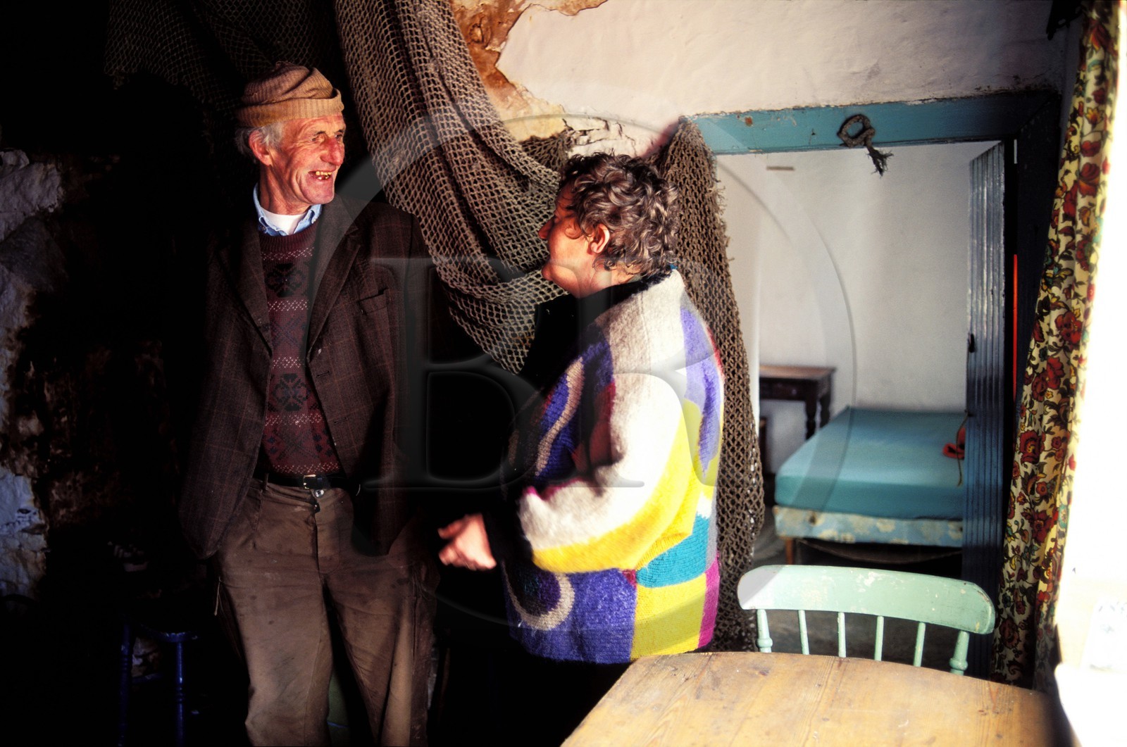 Republic of Ireland, Galway county, Aran islands, Inishmore island, fisherman