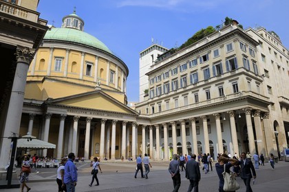 Italie, Lombardie, Milan, la Basilica di San Carlo al Corso le long du corso Vittorio Emmanuel II