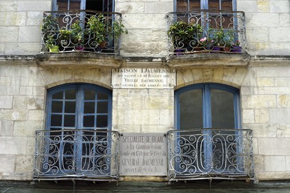 France, Dordogne (24), Périgord Blanc, Périgueux, maison natale du général Pierre Daumesnil
