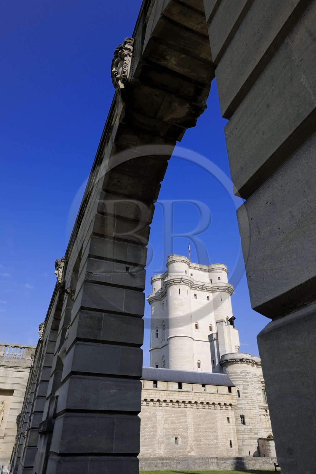 France, Val-de-Marne (94), Vincennes, le château de Vincennes, le donjon