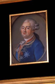 France, Yvelines, castle of Rambouillet (presidential residence), a portrait of royal times