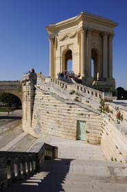 France, Herault, Montpellier, water Tower of the Promenade du Peyrou