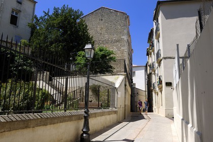 France, Hérault (34), Montpellier, centre historique, l'Ecusson, rue d'Aigrefeuille