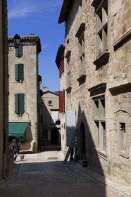 France, Aude, village of Caunes-Minervois, the mansion Hotel Alibert (16th century)..