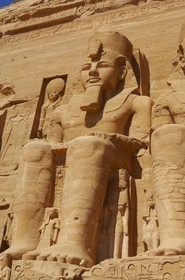 Egypte, Haute Egypte, Nubie, Abou Simbel, site classé Patrimoine Mondial de l'UNESCO, temple de Ramsès II