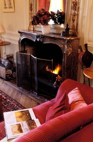 France, Marne, château d'Etoges, Hotel restaurant