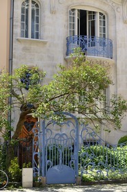 France, Bas Rhin, Strasbourg, Neustadt district dating from the german period, Brion house at 22 rue Sleidan by the architect Brion (1904-1905) Art Nouveau style