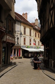 France, Côte d'Or (21), Semur-en-Auxois, rue Buffon