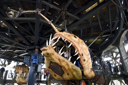 France, Loire-Atlantique (44), Nantes, les Machines de l'ile, le carrousel des mondes marins