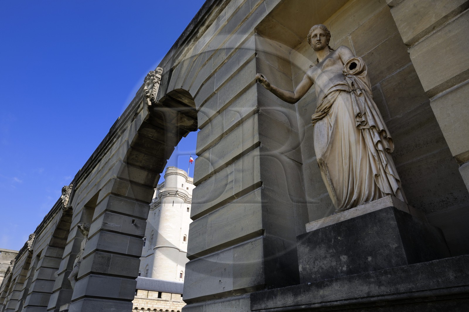 France, Val-de-Marne (94), Vincennes, le château de Vincennes, le donjon