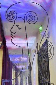 France, Alpes-Maritimes, Menton, the City Hall, the wedding room entirely decorated by Jean Cocteau in 1957