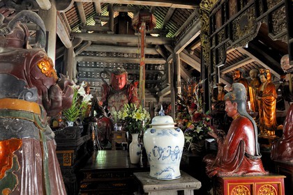 Vietnam, province de Ha Tay, pagode Thay ou pagode du Maître