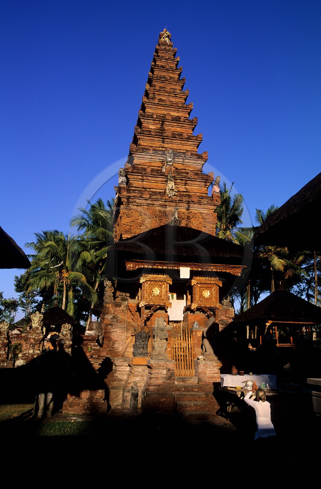 Indonésie, île de Bali, Pura (temple) Lukluk dans la région de Tabanan