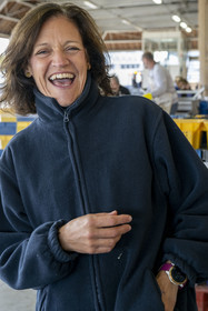 France, Côte-d'Or (21), les climats de Bourgogne classés Patrimoine Mondial de l'UNESCO, Beaune, Cuverie des Hospices de Beaune, la régisseur et vinificatrice des Hospices de Beaune Ludivine Griveau