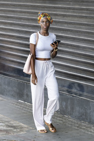 France, Guyane, Cayenne, l'élégance est une particularité reconnue des femmes de Cayenne