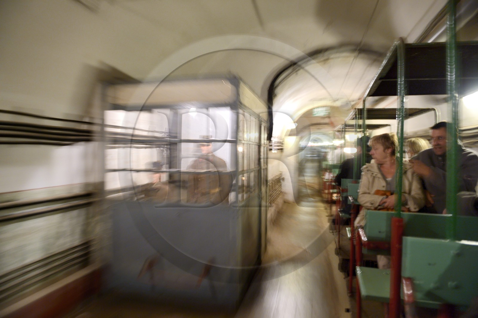 France, Moselle (57), Veckring, Ligne Maginot, forteresse du Hackenberg, train électrique