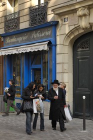 France, Paris, the rue des Rosiers in the jewish area, the Murciano bakery