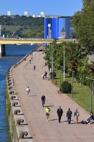 France, Seine Maritime, Rouen, the Panorama XXL on the right bank of the Seine