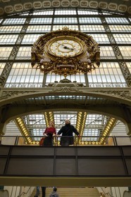 France, Paris (75), musée d'Orsay, la grande horloge intérieure