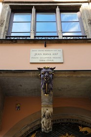 France, Bas-Rhin (67), Strasbourg, maison natale de Jean Hans Arp