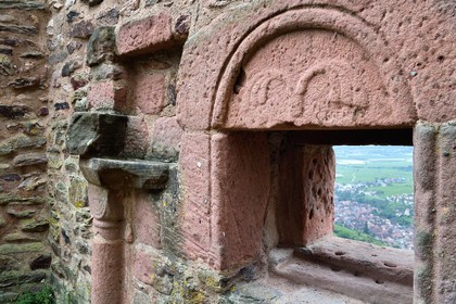 France, Haut-Rhin (68), Route des vins d'Alsace, Ribeauvillé, chateau Saint-Ulrich