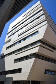 France, Var, Toulon, quartier Chalucet, building housing the Toulon Provence Méditerranée School of Art and Design (ESADTPM)