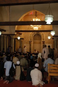 Egypt, Cairo, inside El-Azhar mosque