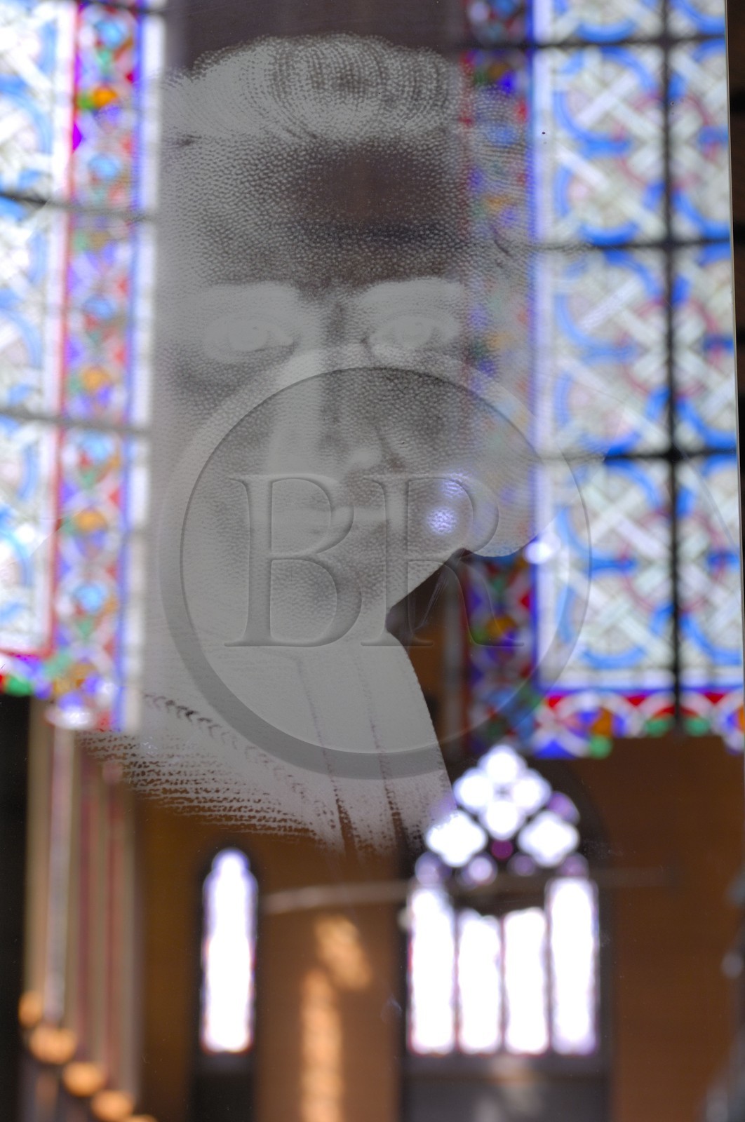 France, Paris (75), musée des Arts et Métiers dans l'église Saint-Martin des Champs, portrait de l'abbé Grégoire