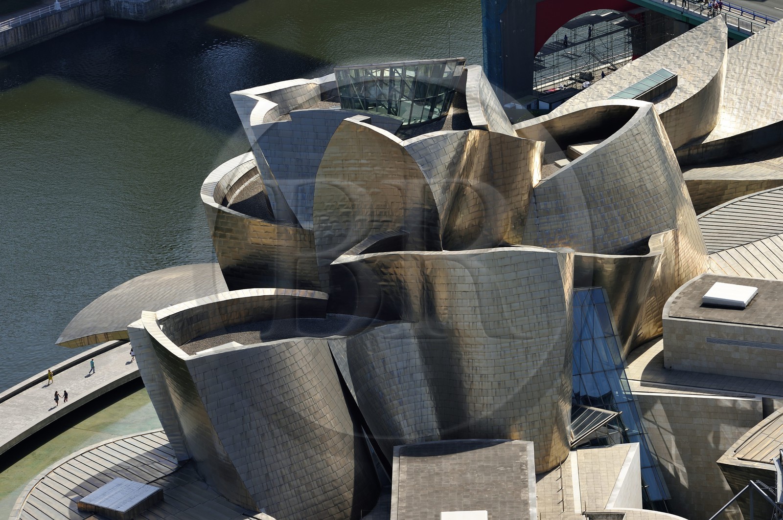 Espagne, Pays basque espagnol, Biscaye, Bilbao, le musée Guggenheim de l'architecte Frank Gehry