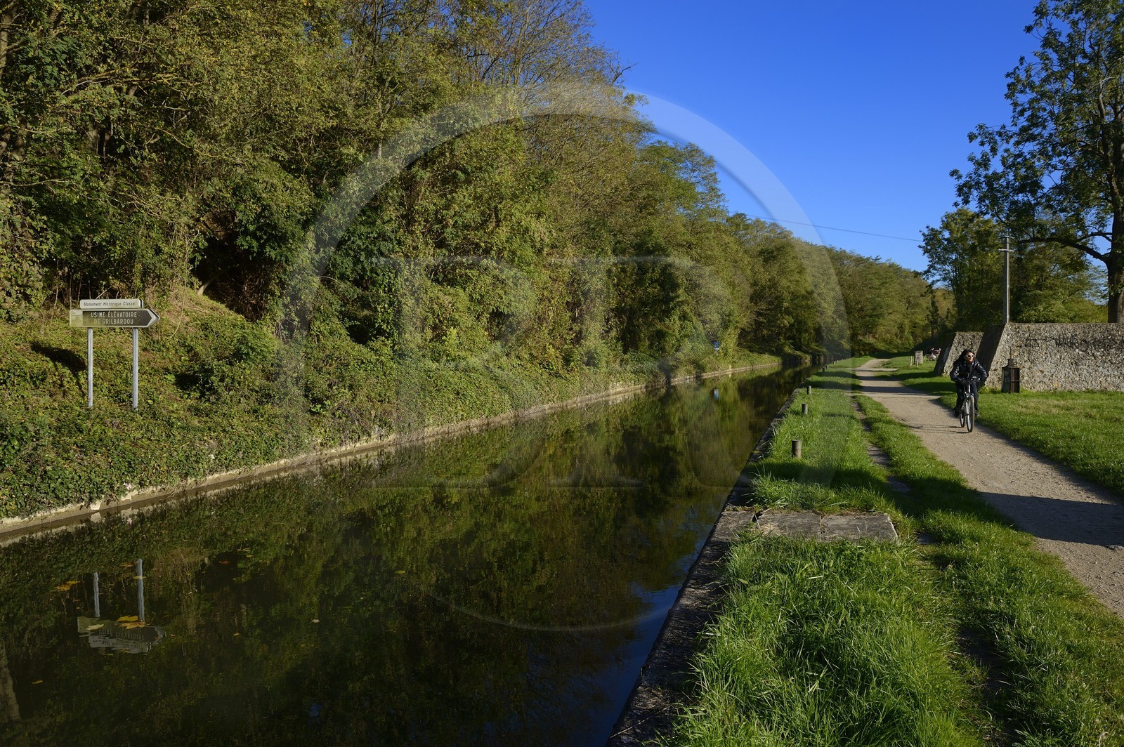 France, Seine-et-Marne (77), Trilbardou, usine élévatoire de Trilbardou, machine hydraulique qui permet d'alimenter le Canal de l'Ourcq en eau de la Marne