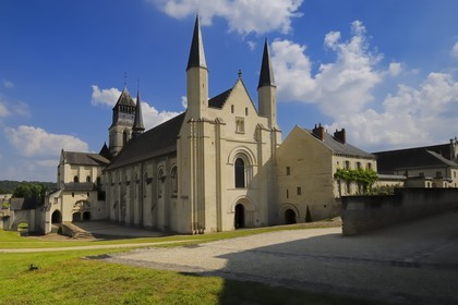 France, Maine et Loire, Loire Valley listed as World Heritage by UNESCO, Fontevraud l' Abbaye, Fontevraud Abbey Church