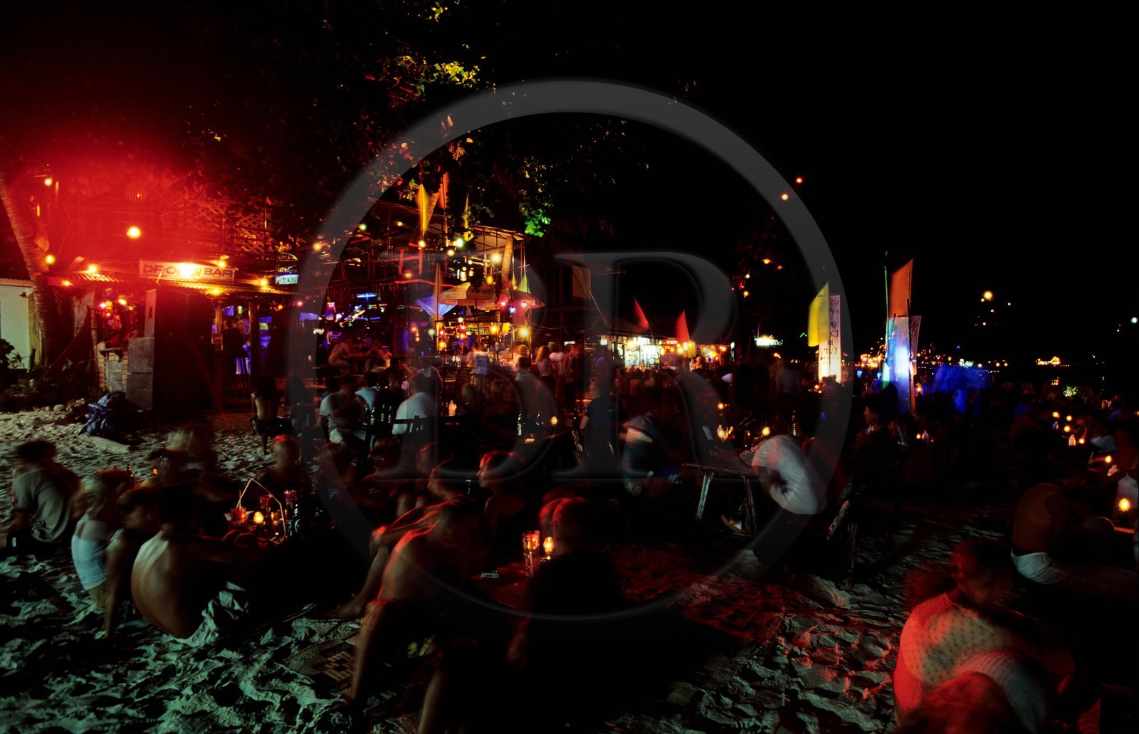 Thaïlande, Archipel îles Samui, Full Moon Party sur l' île de Koh Pha-Ngan, la fête au cúur de la nuit