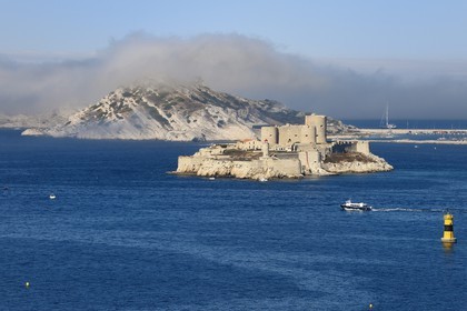 France, Bouches du Rhone, Marseille, Calanques National Park, archipelago of Frioul islands, the Chateau d'If