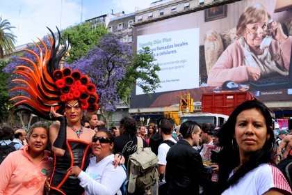 Argentina, Buenos Aires, Gay Pride on the Plaza de Mayo