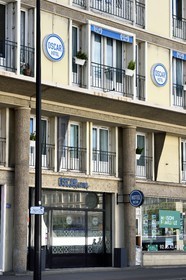 France, Seine-Maritime (76), Le Havre, Centre-ville reconstruit du Havre par Auguste Perret classé Patrimoine Mondial de l'UNESCO, l'Hotel Oscar