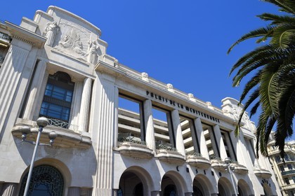 France, Alpes-Maritimes (06), Nice, Promenade des Anglais, facade Art déco du Palais de la Méditerrannée
